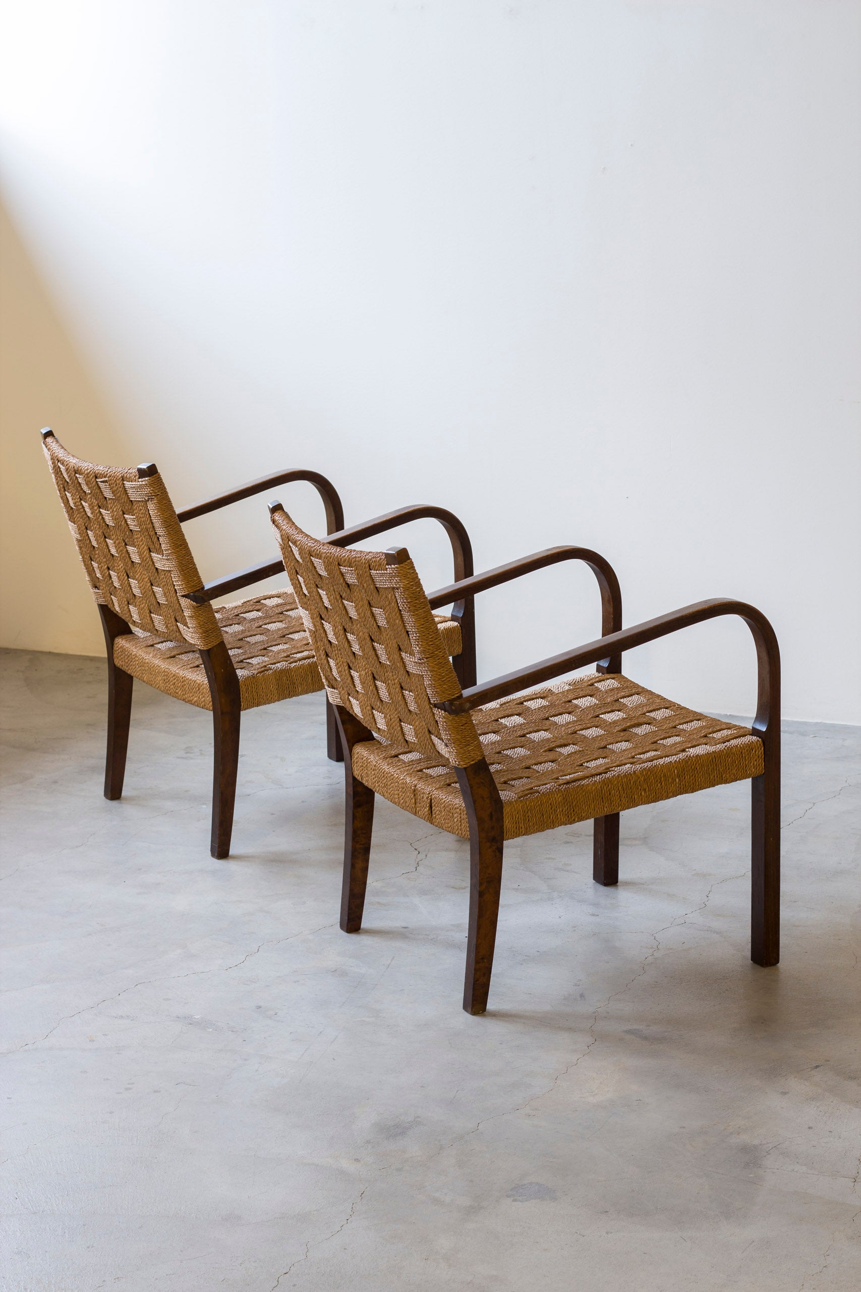 Lounge chairs by Axel Larsson for Gemla