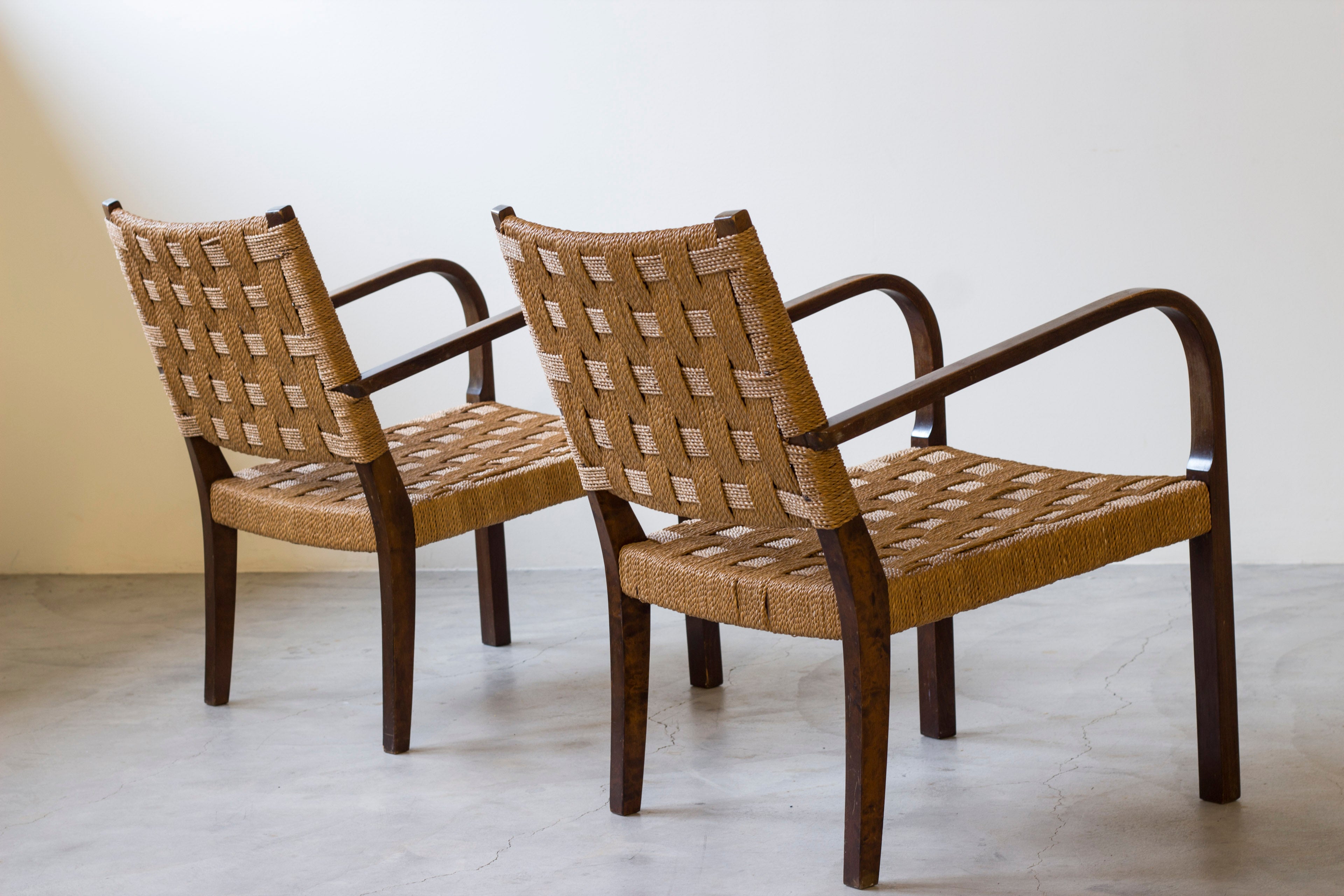 Lounge chairs by Axel Larsson for Gemla