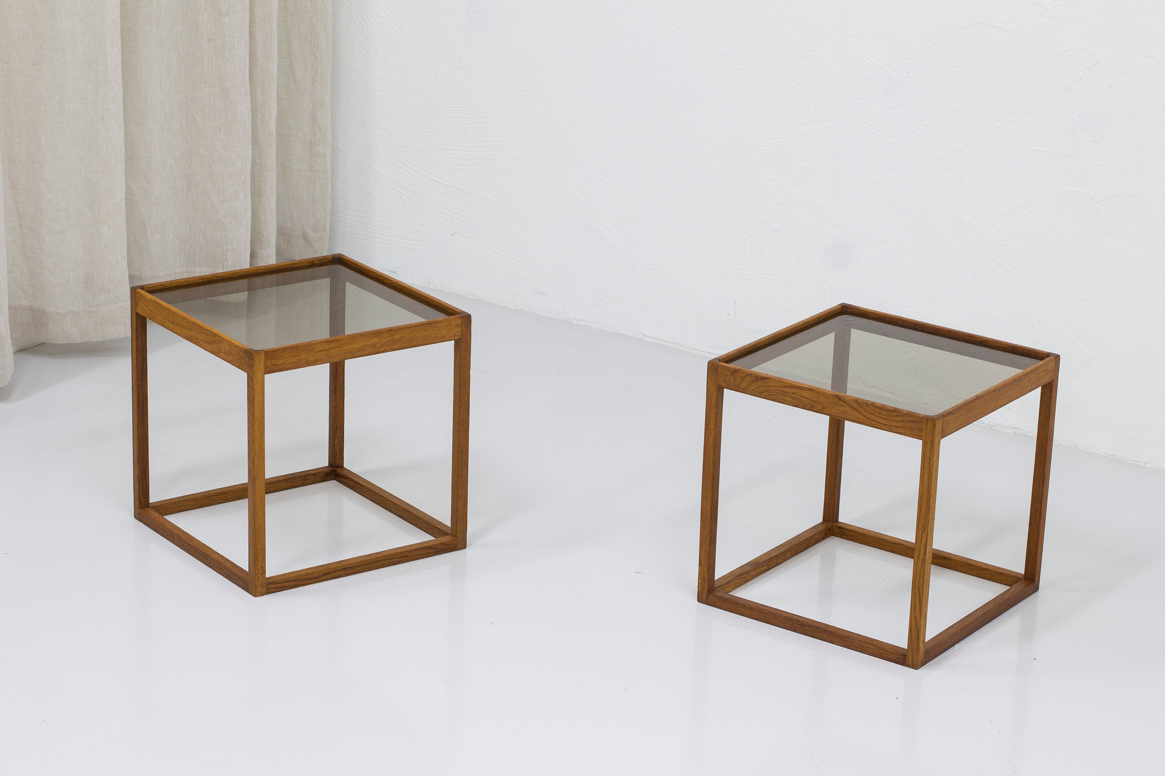 Cube tables by Kurt Østervig