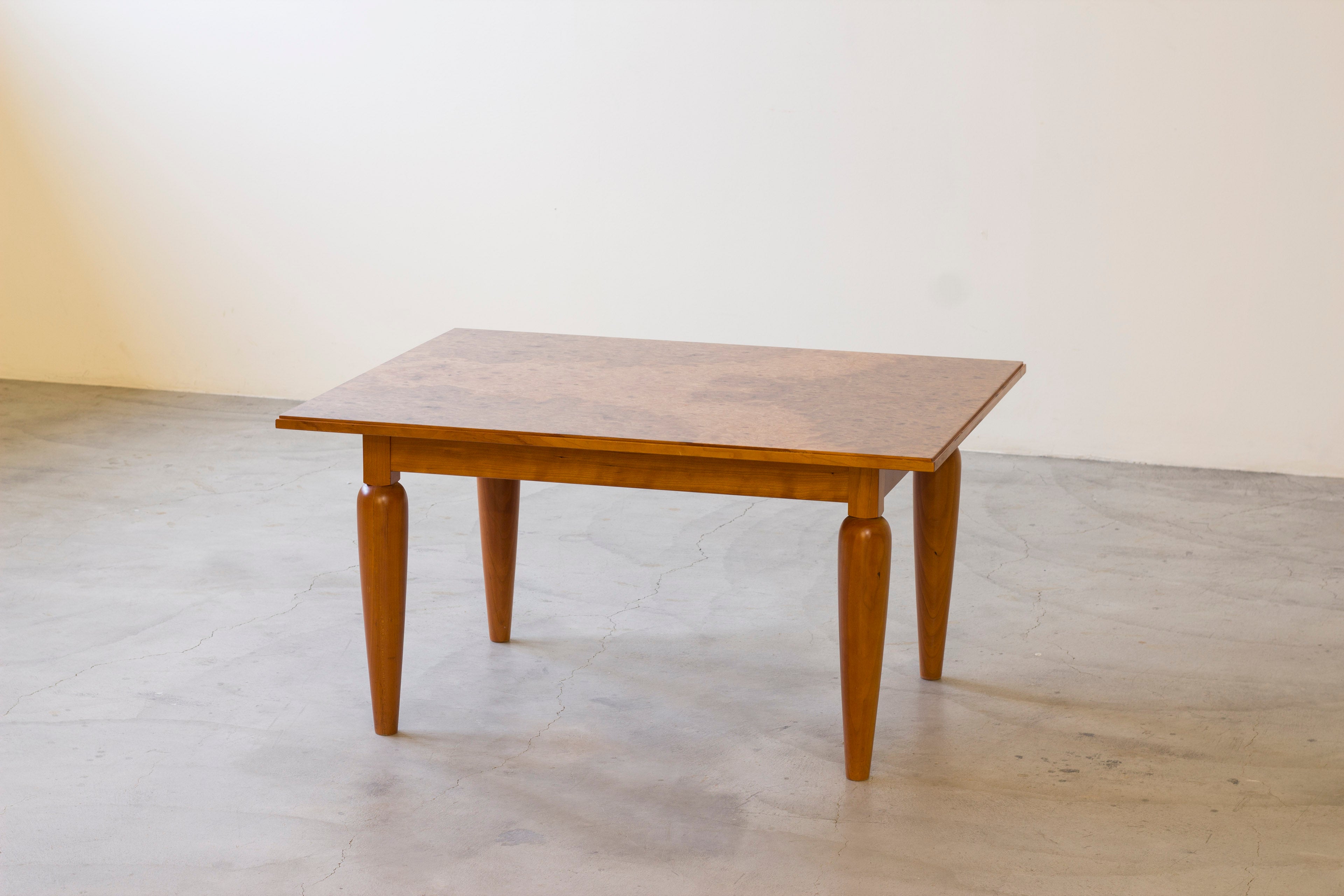 Swedish modern elm root table in the style of Frank