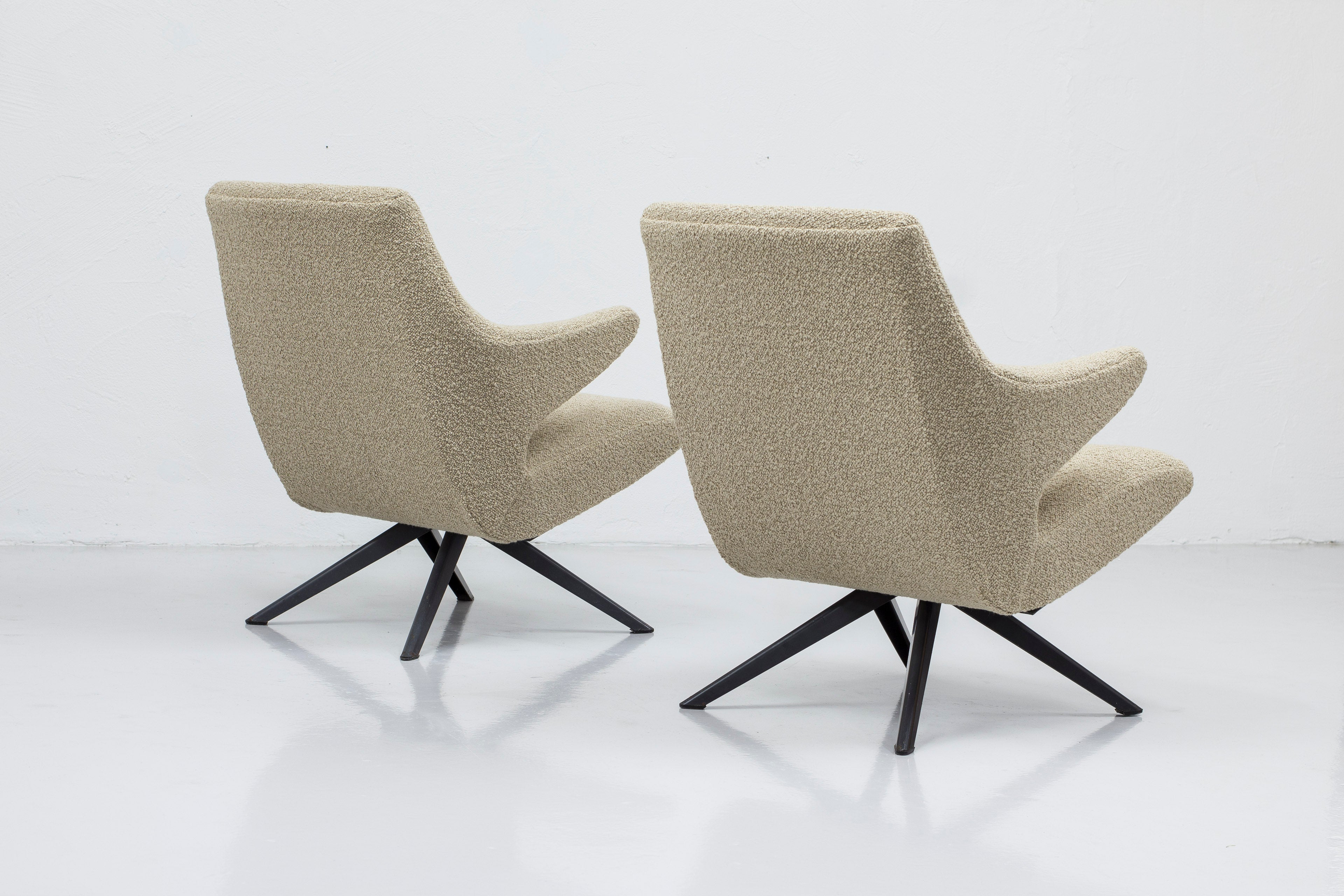 Rare lounge chairs by Bengt Ruda