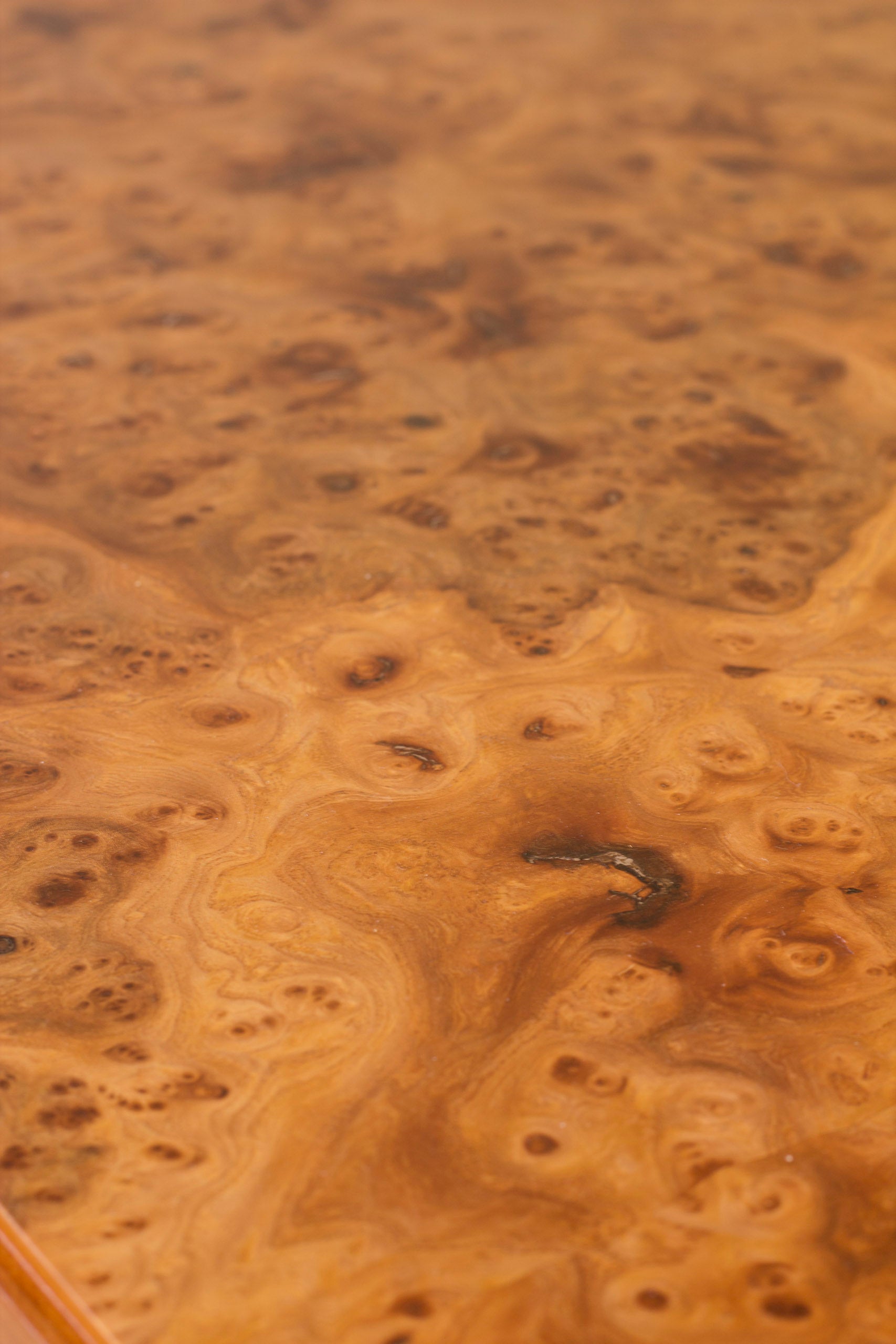 Swedish modern elm root table in the style of Frank