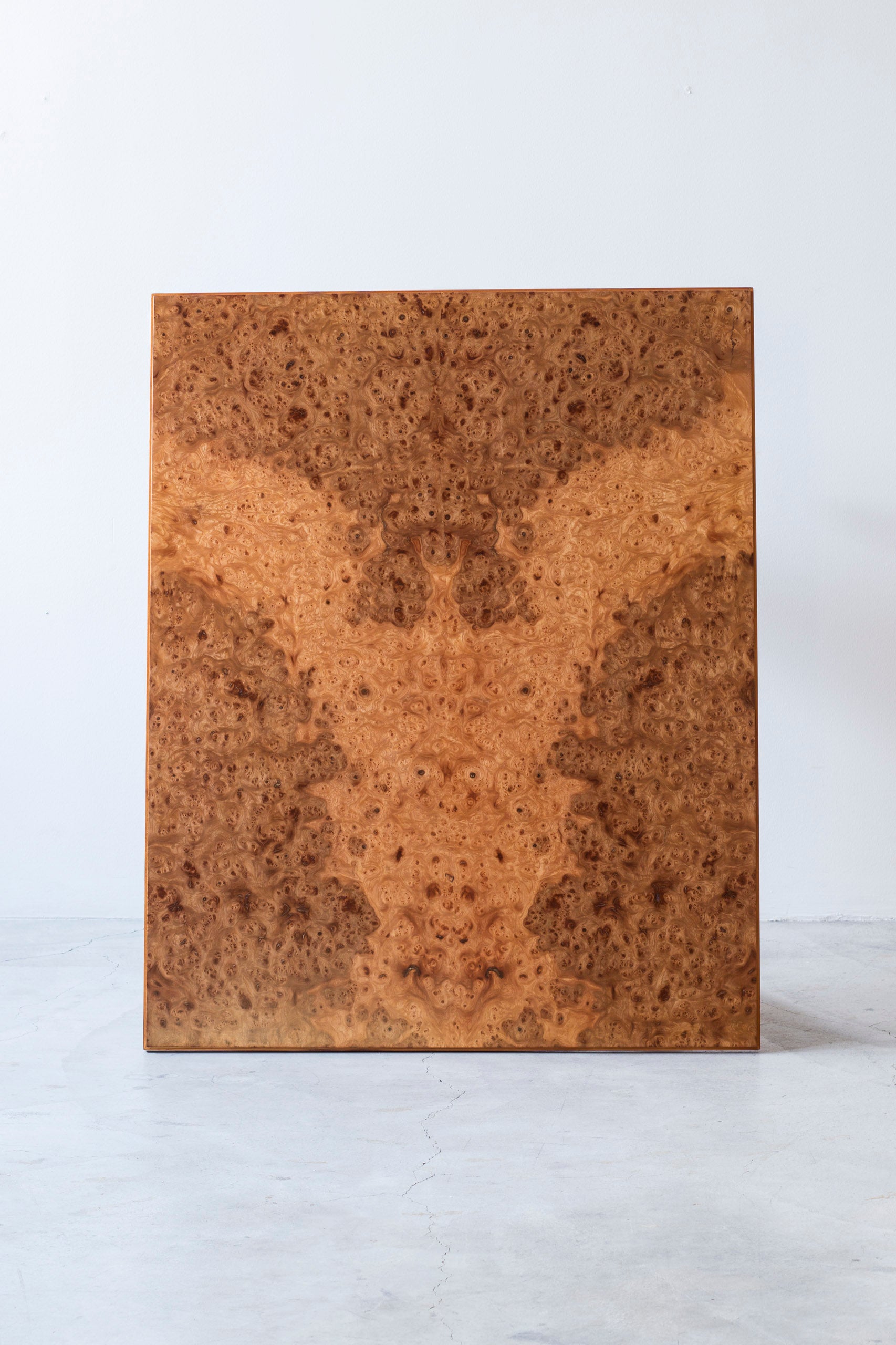 Swedish modern elm root table in the style of Frank