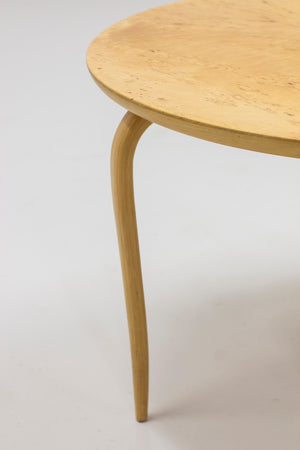 Burl birch "Annika" table by Mathsson