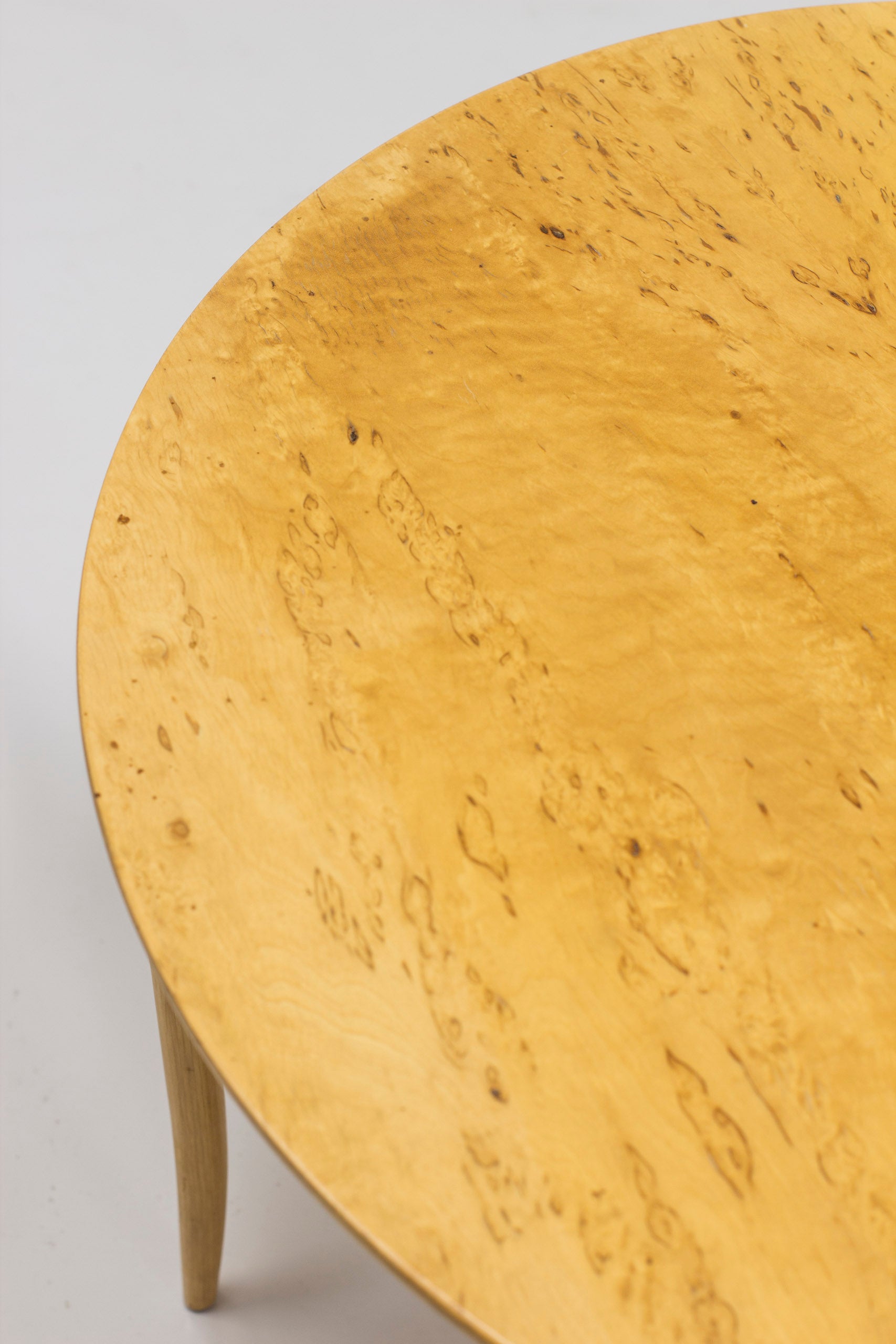 Burl birch "Annika" table by Mathsson