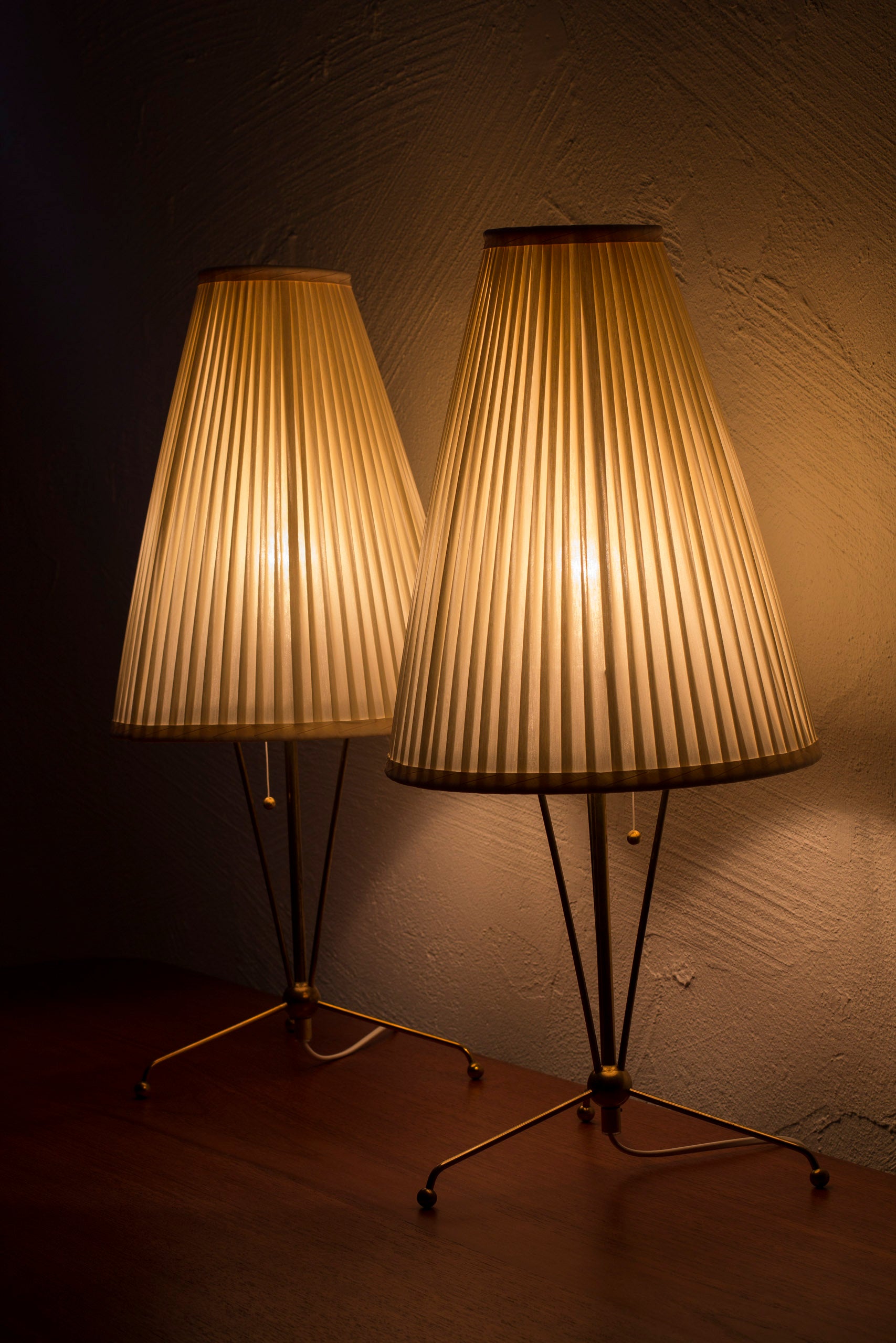 Pair of table lamps by ASEA