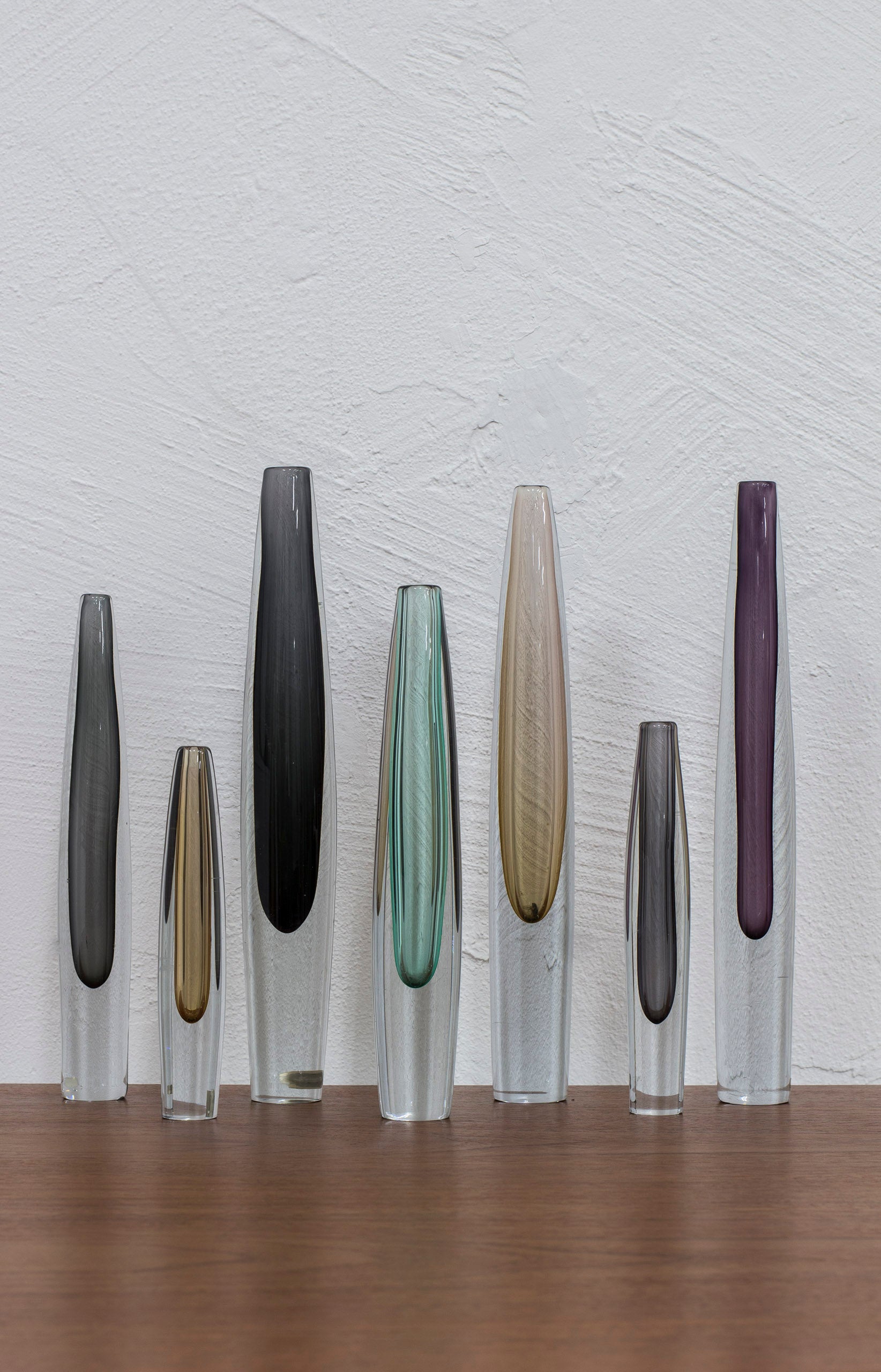 Sommerso vases by Nylund/Strömberg