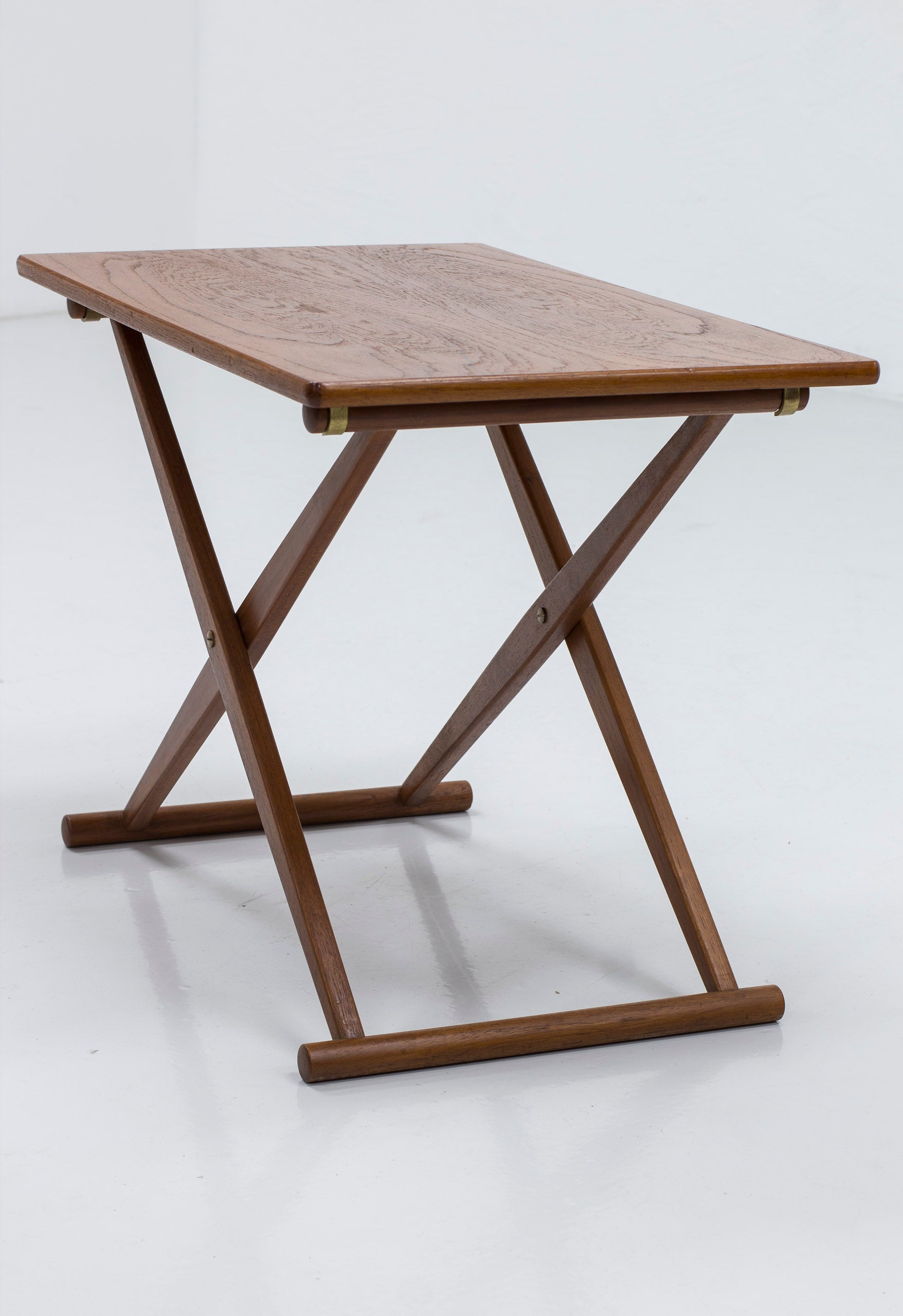 Folding side table by Knud Andersen