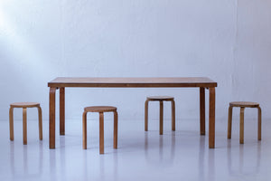 Early model 83 dining table by Aalto