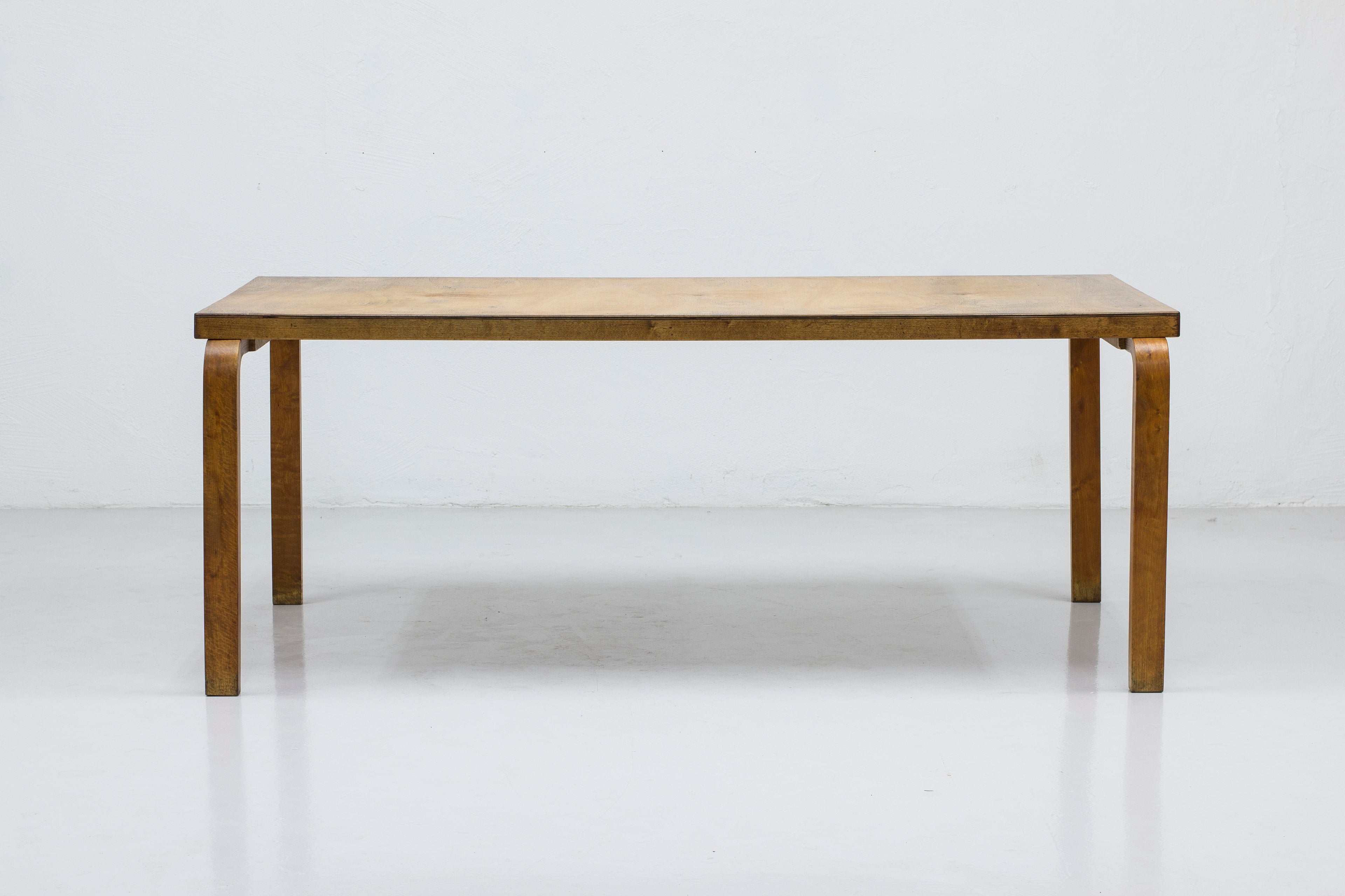 Early model 83 dining table by Aalto