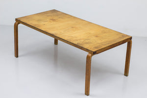 Early model 83 dining table by Aalto