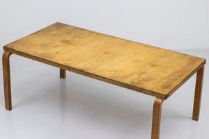 Early model 83 dining table by Aalto