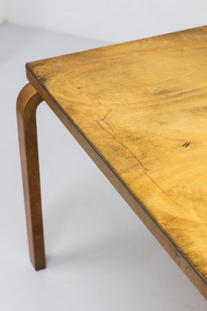 Early model 83 dining table by Aalto