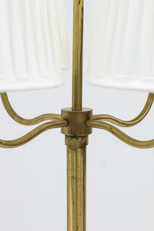 Swedish Modern floor lamp in brass