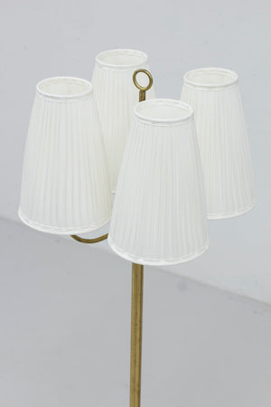 Swedish Modern floor lamp in brass