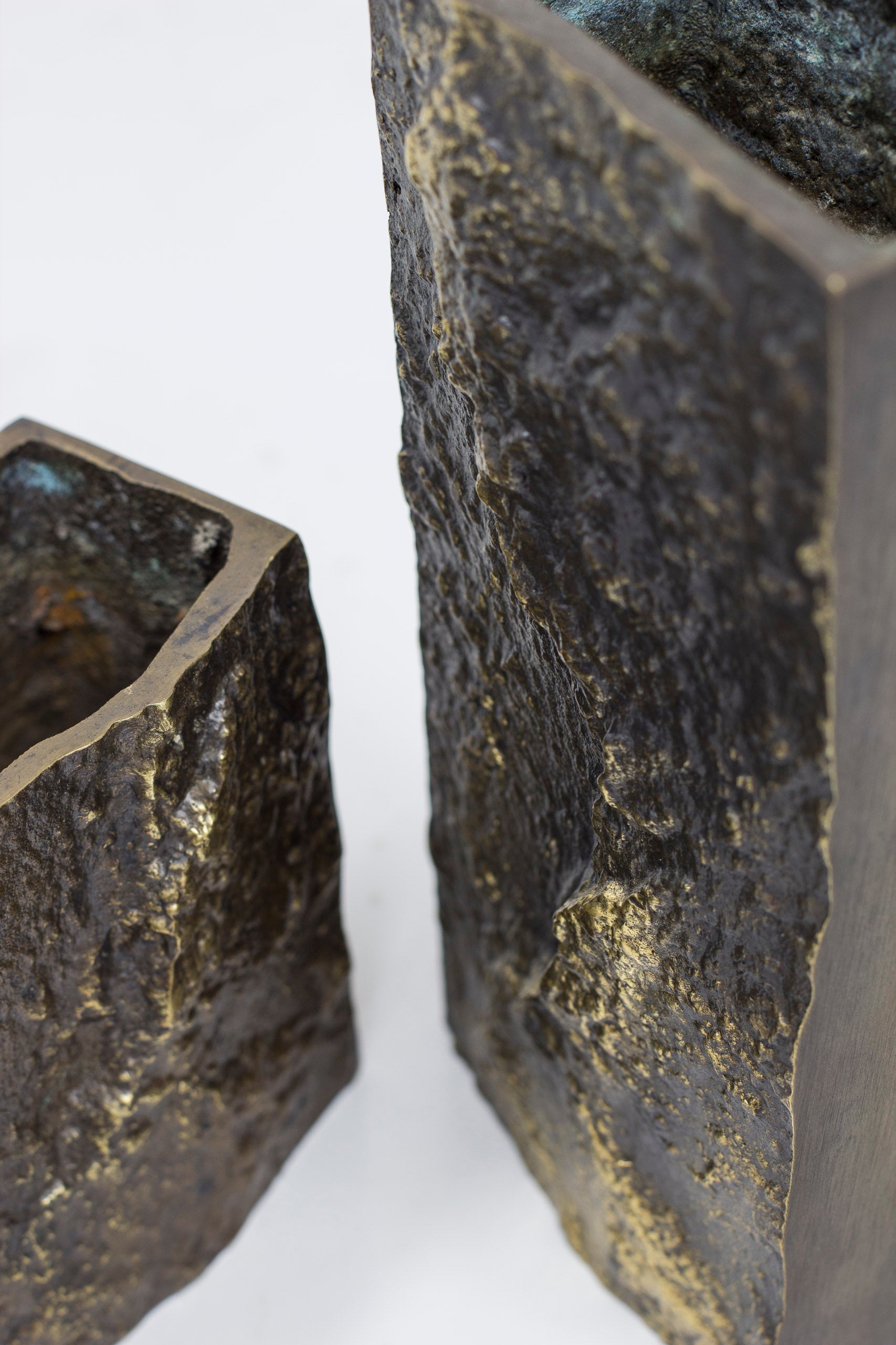 Bronze vases by Kaj Blomqvist