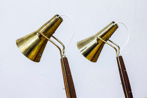 Pair of 1950s table lamps by Hans Bergström