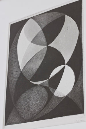 1950s etching by Pierre Olofsson