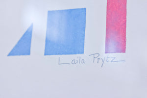 "Mosaik" pochoir print by Laila Prytz