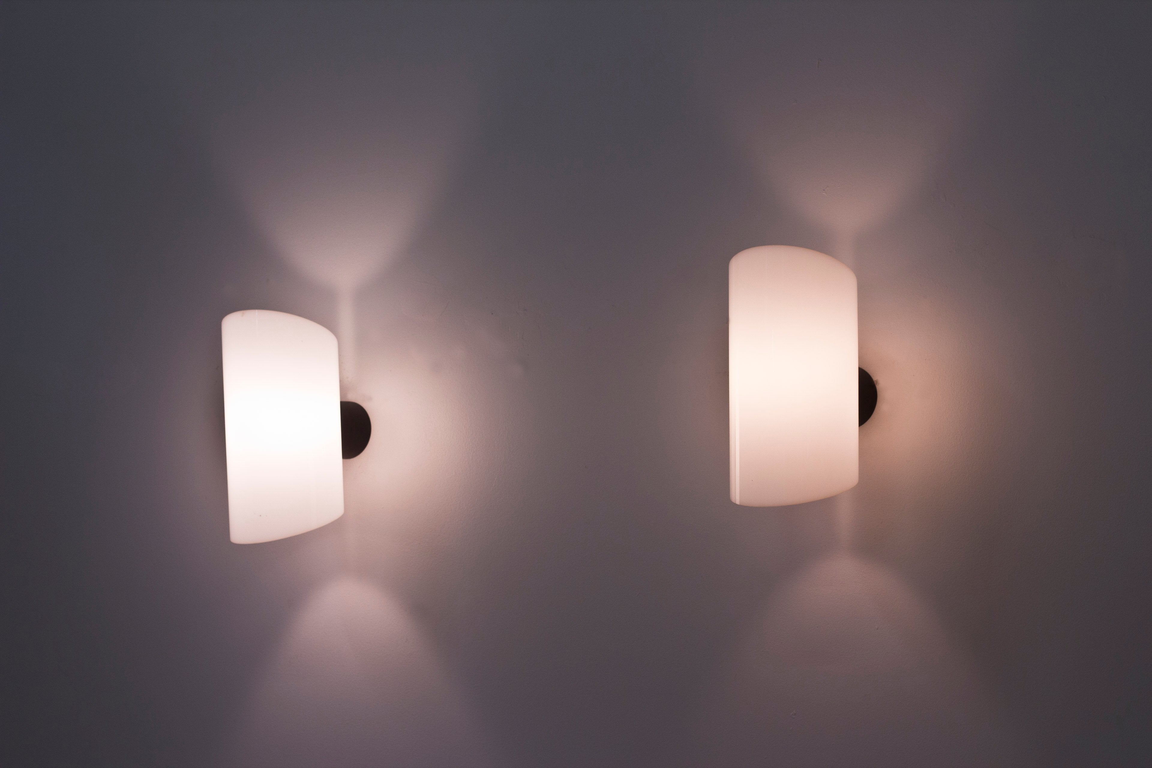 Wall lamps by Bo Råman for ASEA