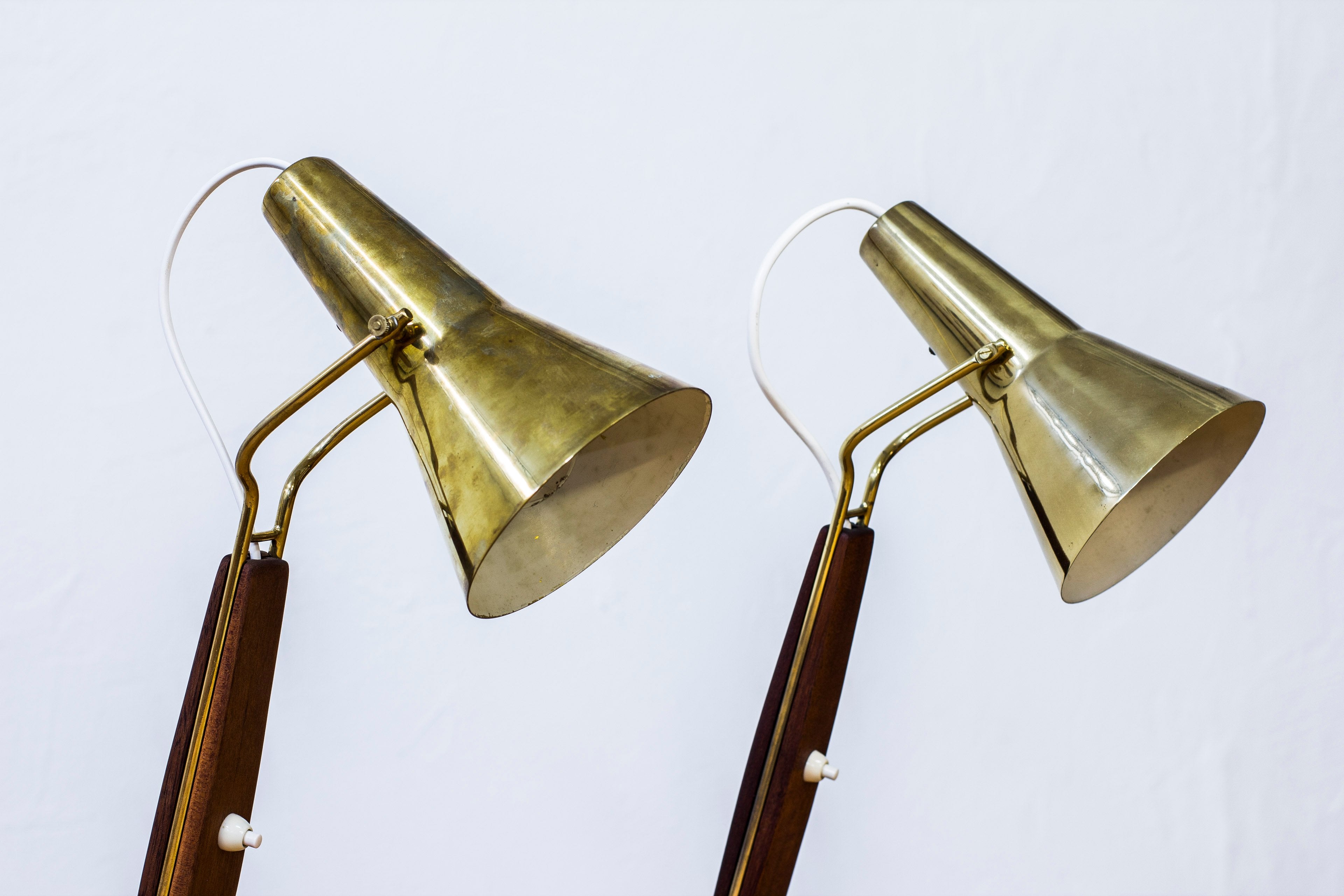 Pair of 1950s table lamps by Hans Bergström
