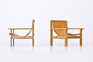 Rare Lounge Chairs By Bertil Fridhagen