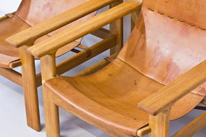 Rare Lounge Chairs By Bertil Fridhagen
