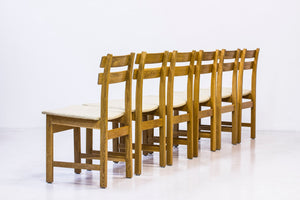 1960s "Singö" oak chairs by Carl Gustaf Boulogner