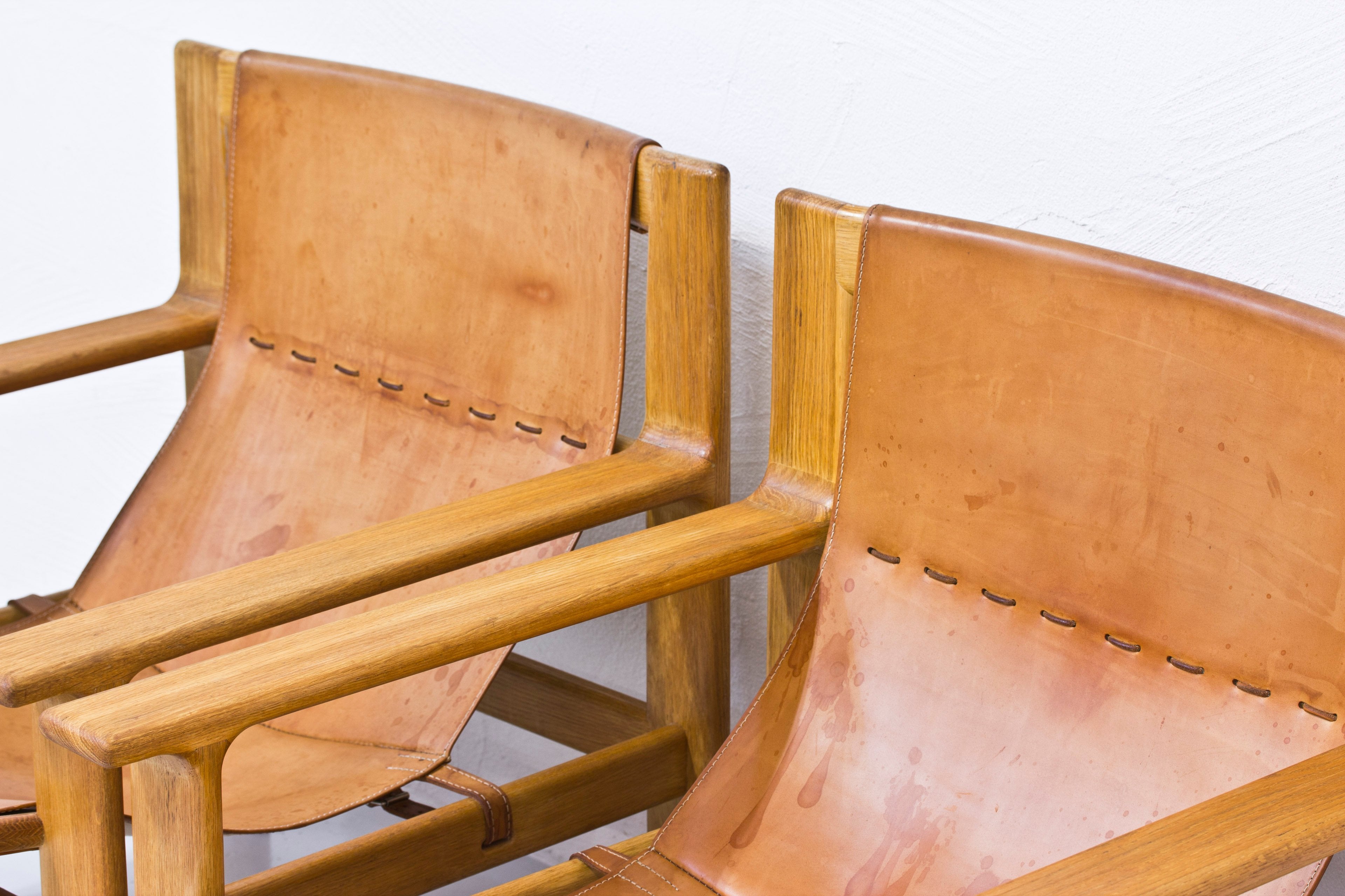 Rare Lounge Chairs By Bertil Fridhagen