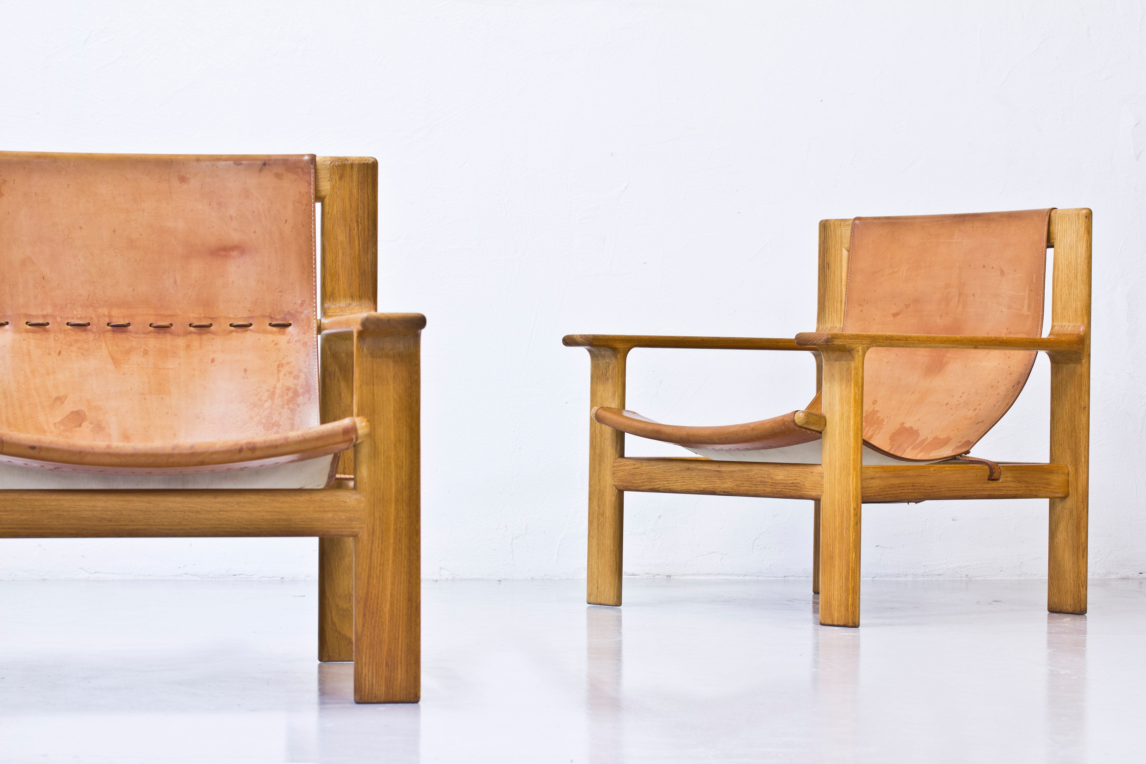 Rare Lounge Chairs By Bertil Fridhagen