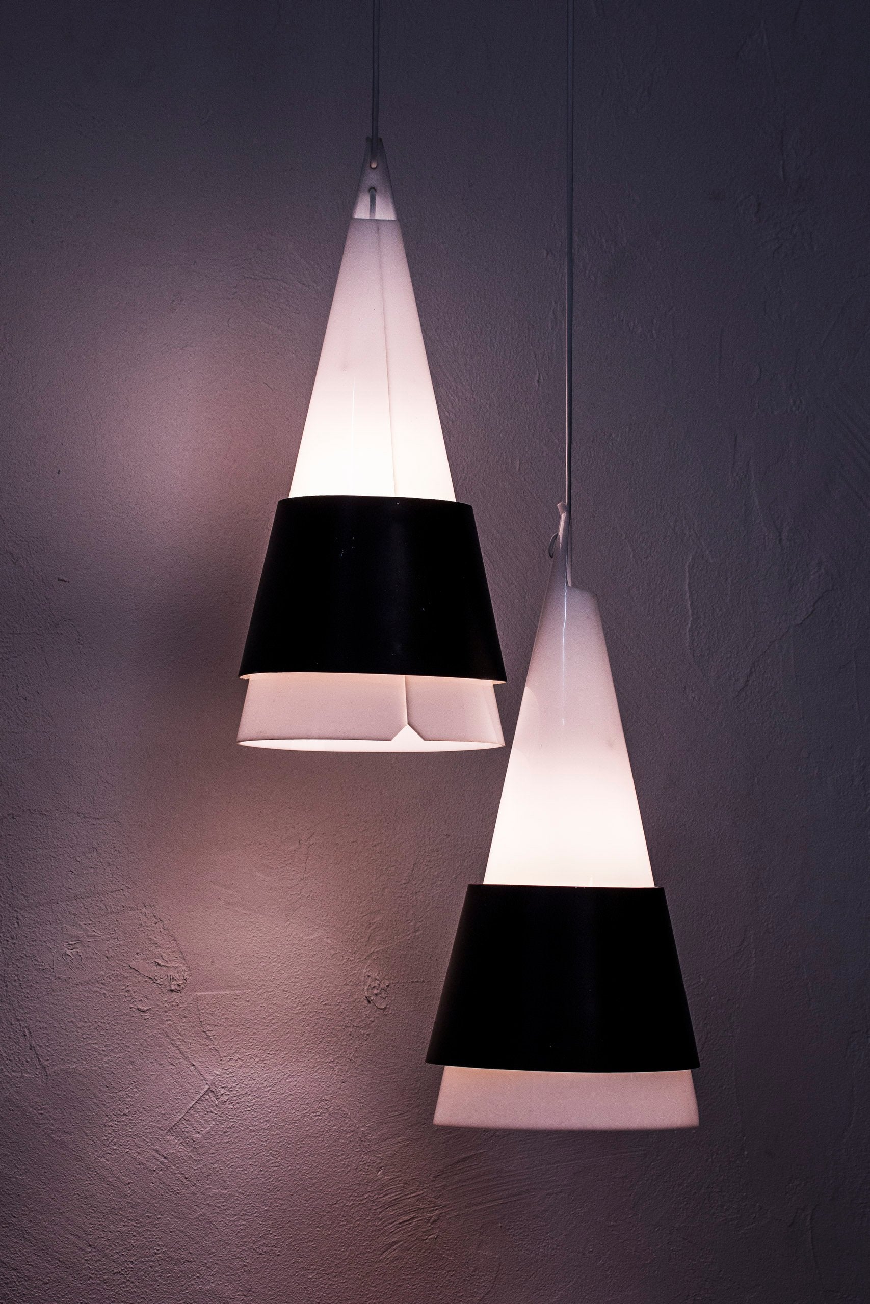 "Struten" pendant lamps by Hans Bergström