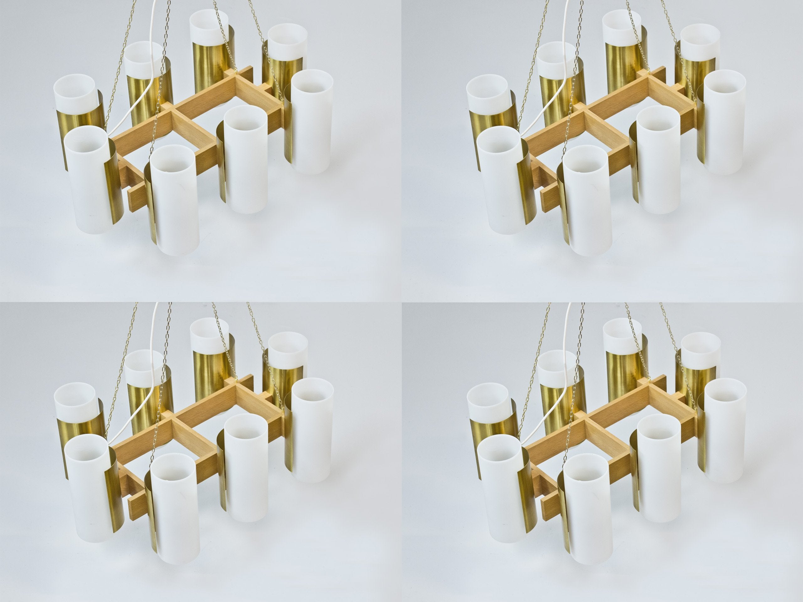 Set of unique 1950s chandeliers by Sten Carlquist