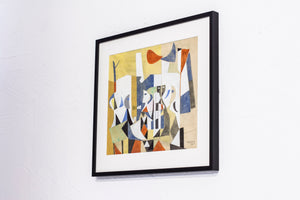 Gouache painting "Skuggor" by Tore Nyberg