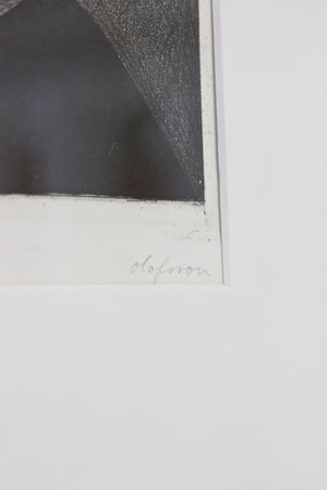 1950s etching by Pierre Olofsson