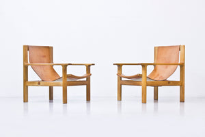 Rare Lounge Chairs By Bertil Fridhagen