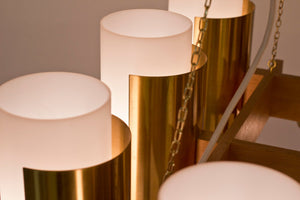 Set of unique 1950s chandeliers by Sten Carlquist