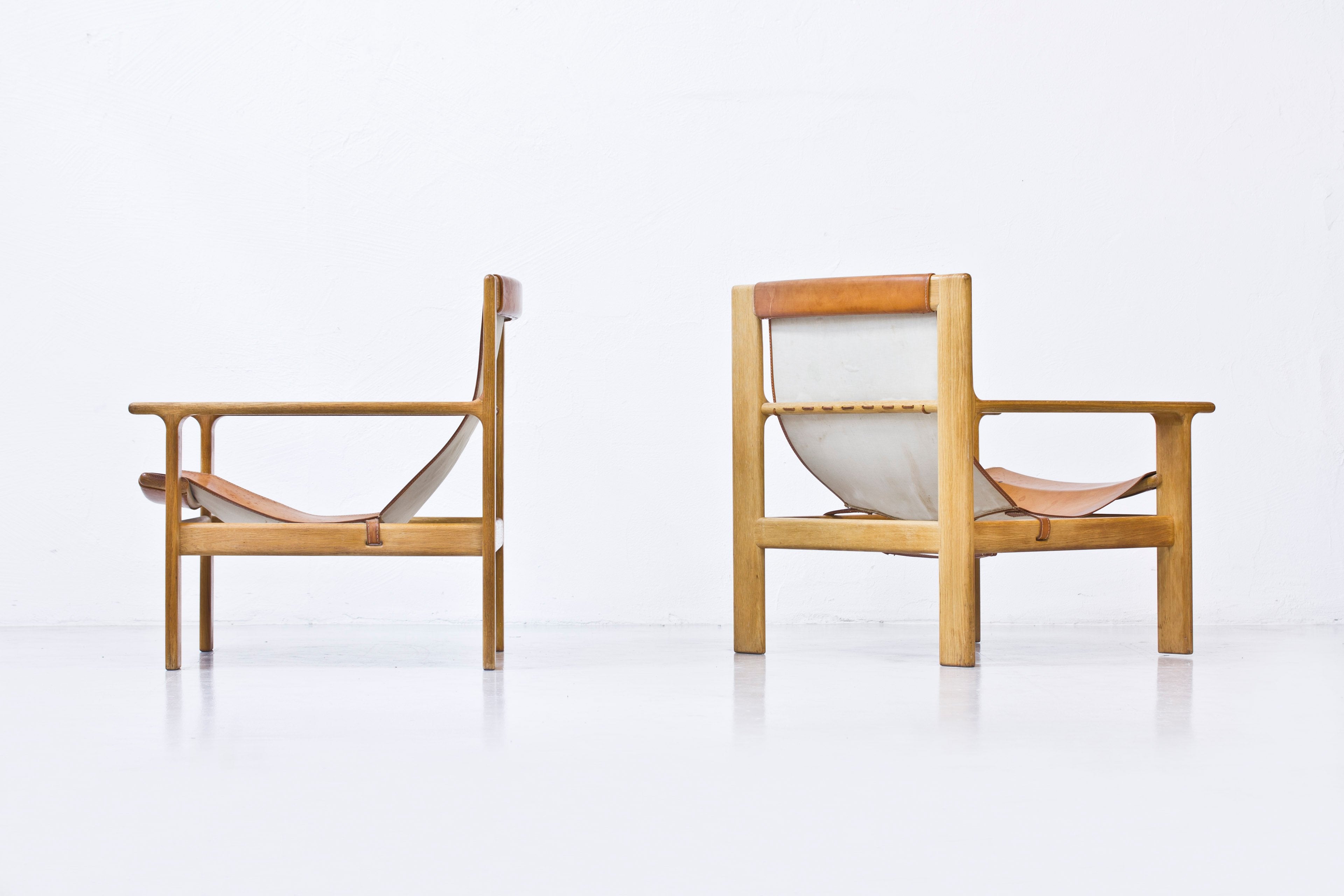 Rare Lounge Chairs By Bertil Fridhagen