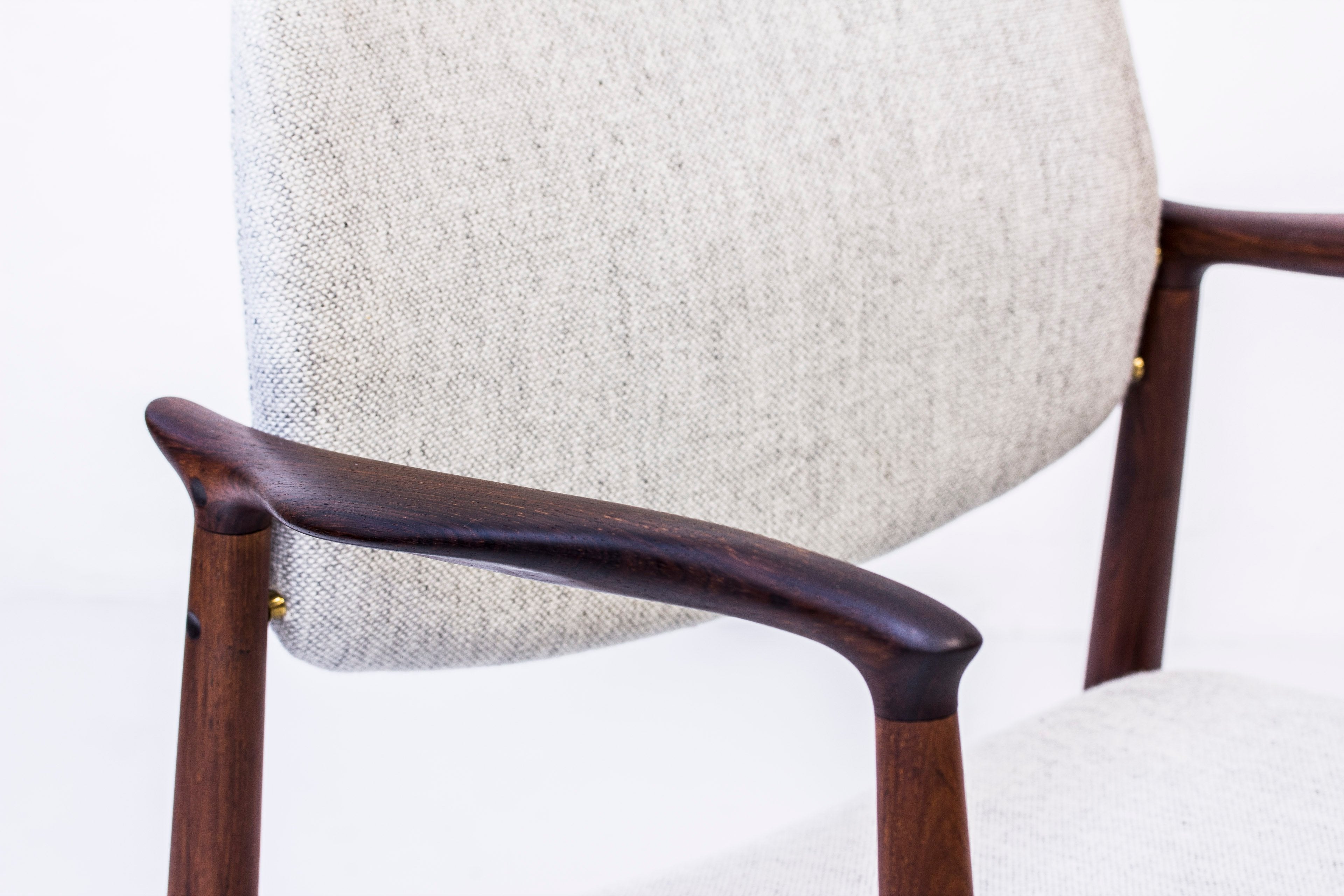 1950s Palisander Arm chair by Erik Buch