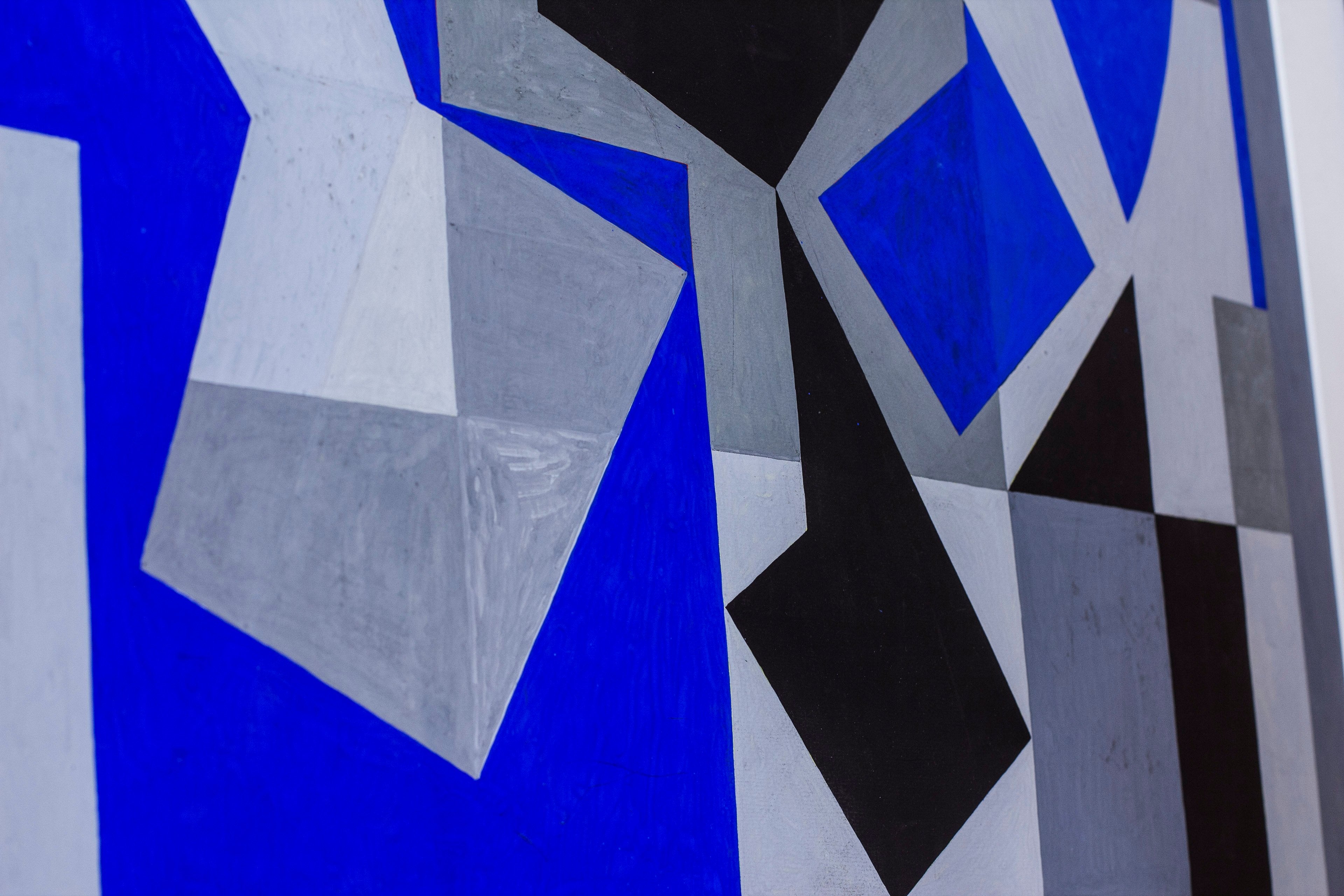Gouache painting "Blue" by Tore Nyberg