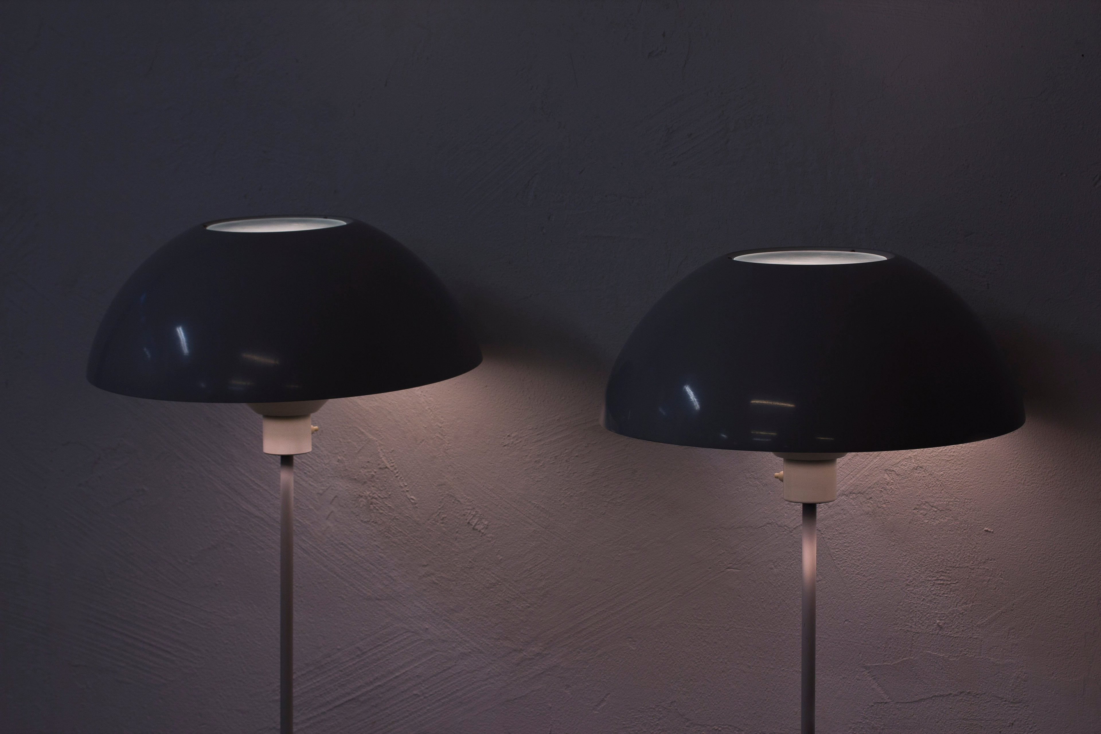 Rare pair of floor lamps by Hans Agne Jakobsson