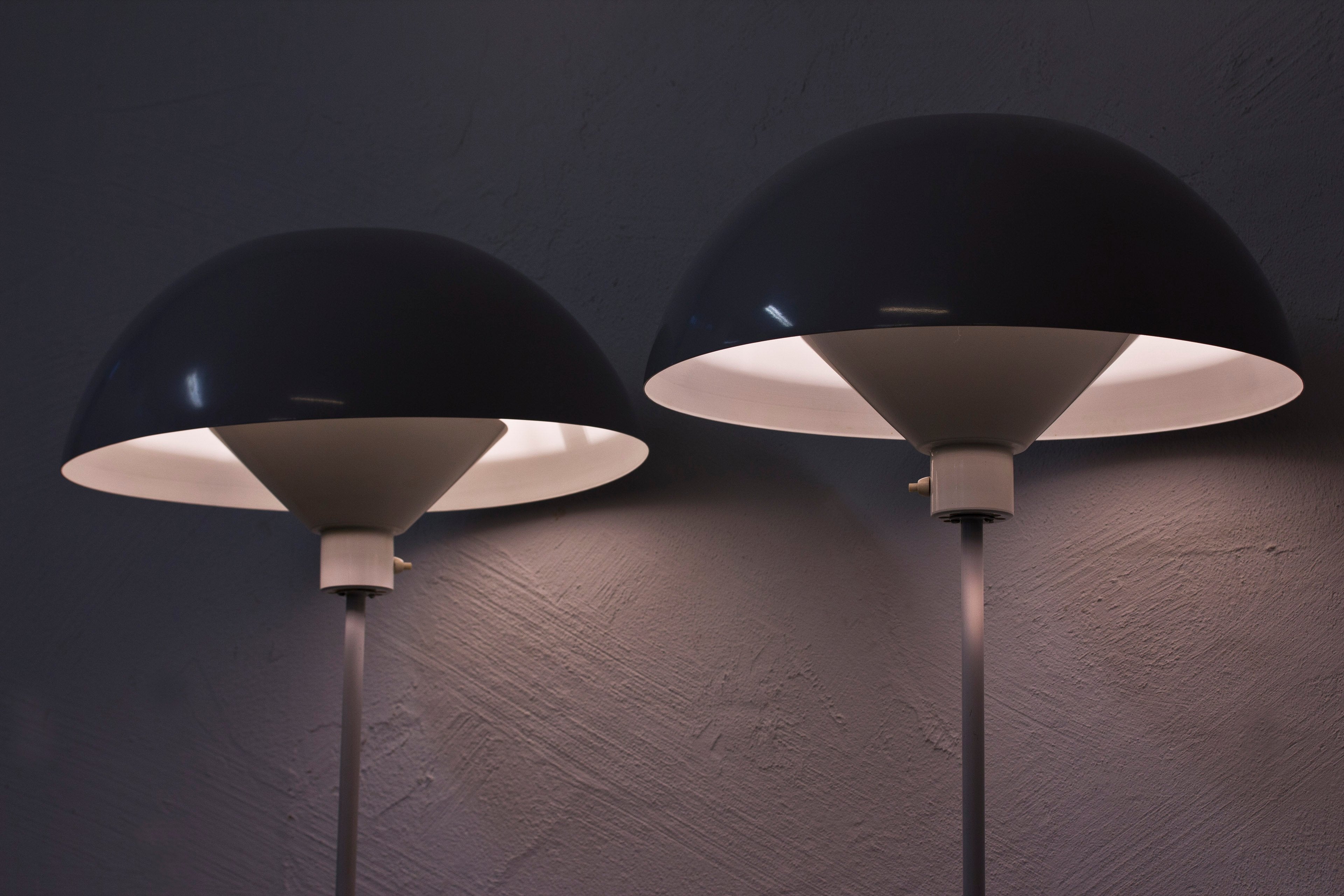 Rare pair of floor lamps by Hans Agne Jakobsson