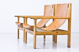 Rare Lounge Chairs By Bertil Fridhagen