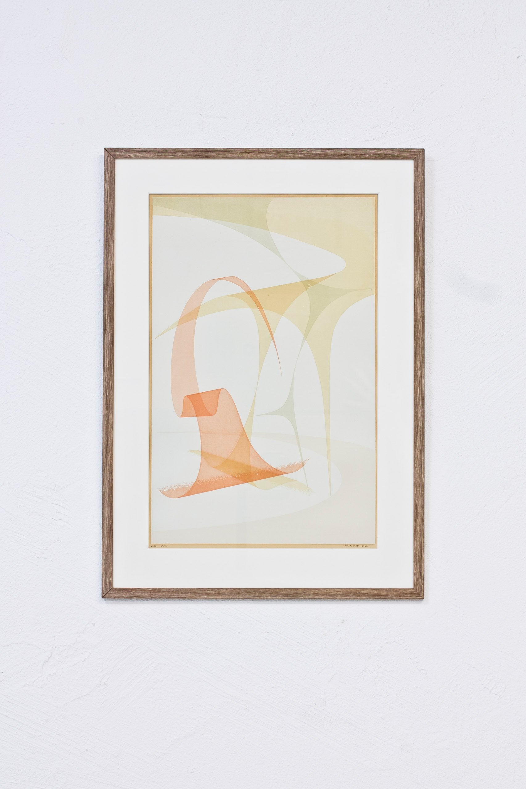 1950s litograph by Nils Nixon no. 1