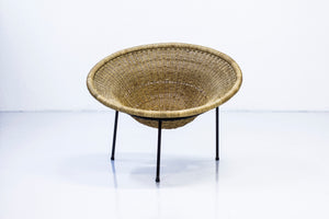 1950s Wicker easy chair by Sven Staaf