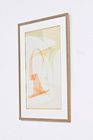1950s litograph by Nils Nixon no. 1