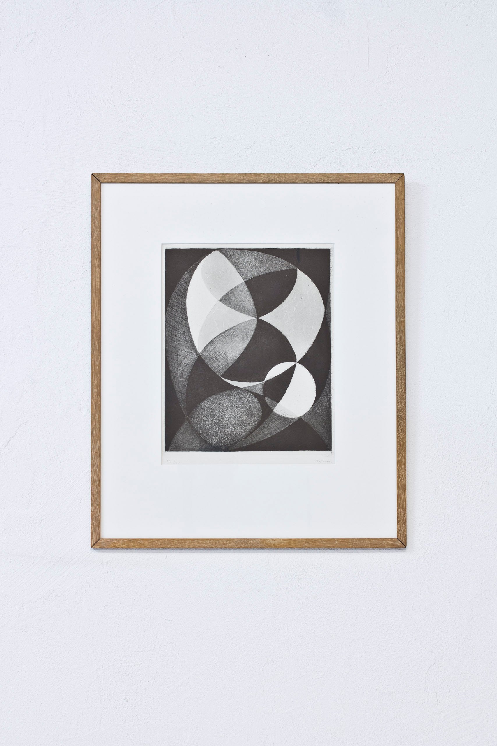 1950s etching by Pierre Olofsson