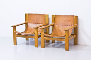 Rare Lounge Chairs By Bertil Fridhagen