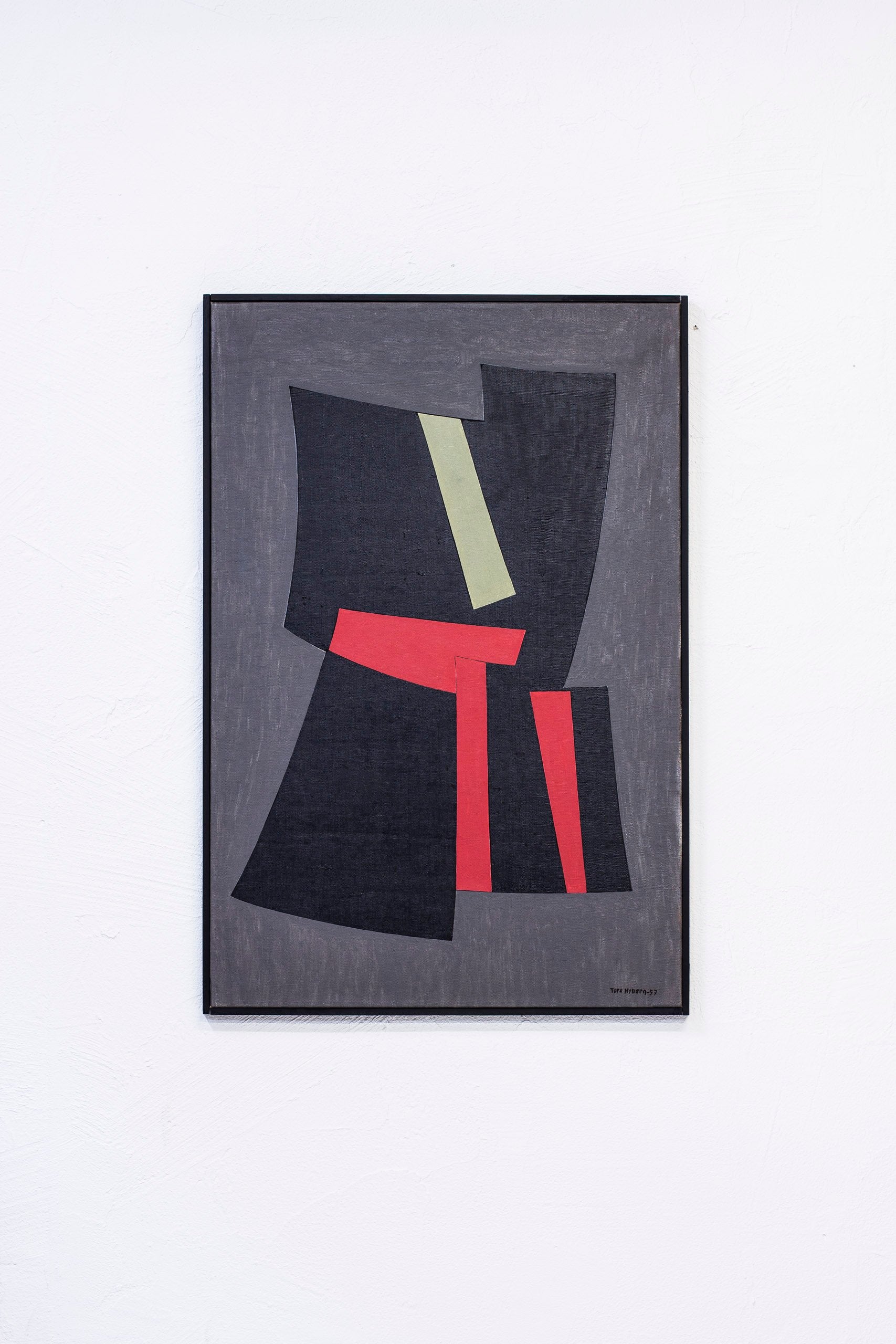 Oil painting from 1957 by Tore Nyberg