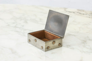 Pewter box by C.G. Hallberg 1934