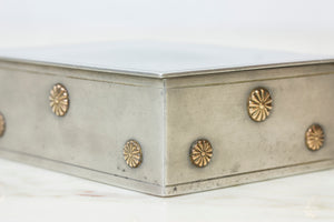 Pewter box by C.G. Hallberg 1934